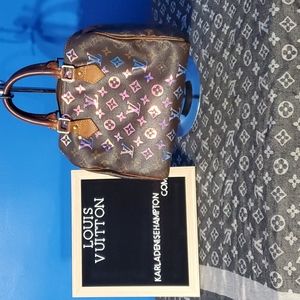 Louis vuitton speedy 25 holographic vinyl